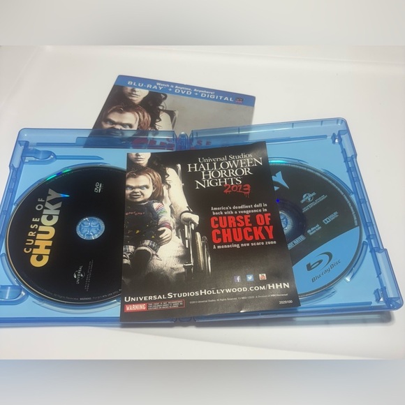 Curse of Chucky Blu-Ray, DVD, & UV Digital Code Included. Unrated Version - Picture 3 of 3